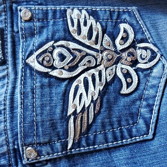 Miss Me Skinny Jeans Sz 30 - Picture 3 of 16